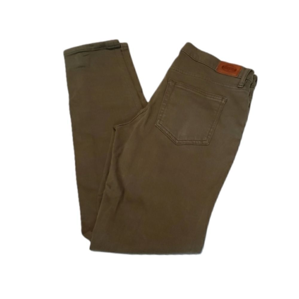 Fossil Army green skinny jean 6
